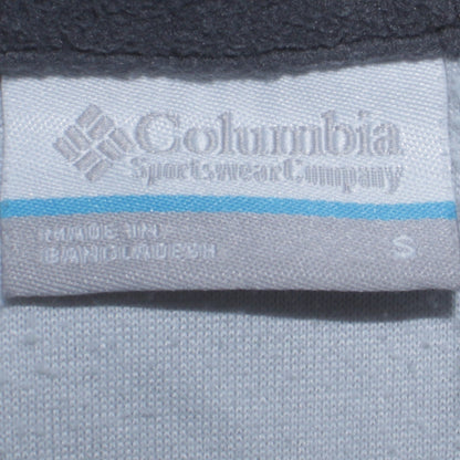 Columbia Men's Blue 1/4 Zip Fleece Sweatshirt Size S Outdoor Top