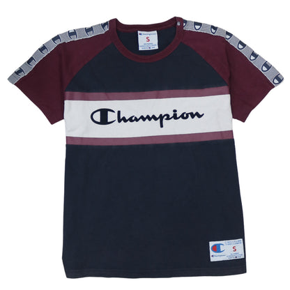 Champion Men's Multicolour S Crew Neck Retro Logo T-Shirt