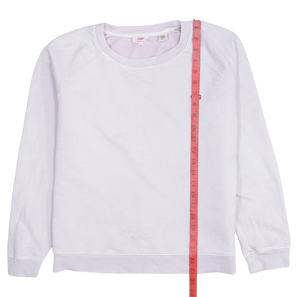 Levi's Womens XS Pink Crew Neck Pullover Sweatshirt