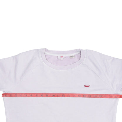 Levi's Womens XS Pink Crew Neck Pullover Sweatshirt