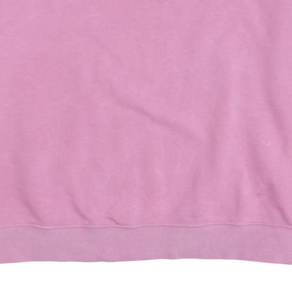 Nike Women Pink Pullover Sweatshirt 2XL Cotton Blend Dri-Fit Logo