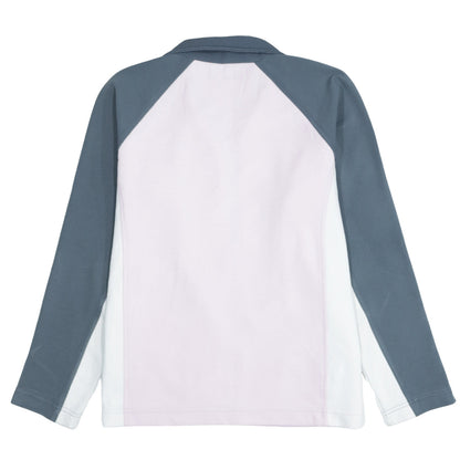Kappa Women's Pink & Grey Colourblock Track Jacket Size M