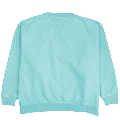Adidas Womens Blue Crew Neck Pullover Sweatshirt Size 10 UK
