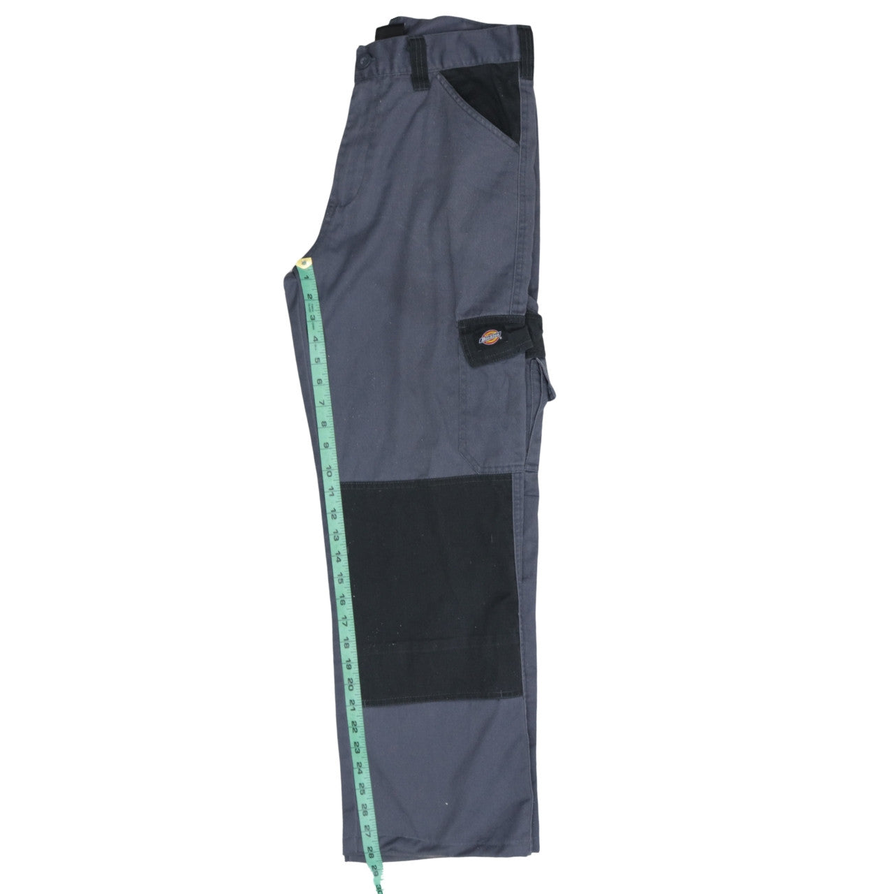 Dickies Men's Blue Cargo Work Trousers Size 32R Cotton Blend