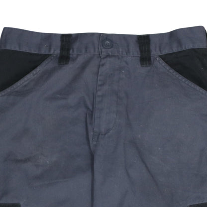 Dickies Men's Blue Cargo Work Trousers Size 32R Cotton Blend
