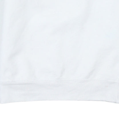 Champion Womens White XL Crew Neck Logo Sweatshirt