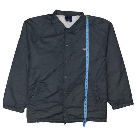 Dickies Men's Black XL Coach Jacket Nylon Lined Casual Workwear