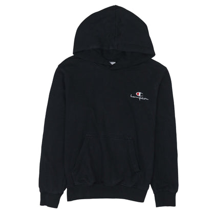 Champion Men's Black Pullover Logo Hoodie Size M