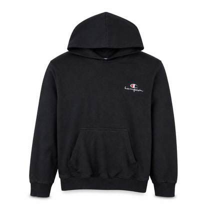 Champion Men's Black Pullover Logo Hoodie Size M