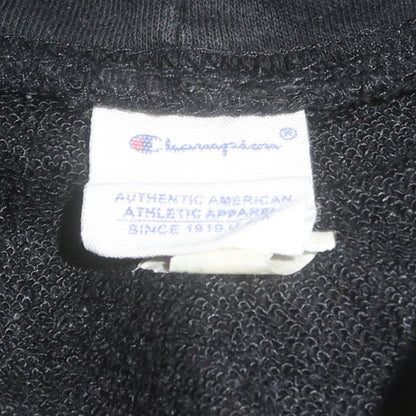 Champion Men's Black Pullover Logo Hoodie Size M
