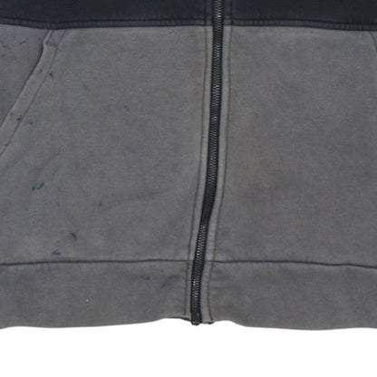 Adidas Men's Grey Full Zip Fleece Hoodie Size S Sportswear