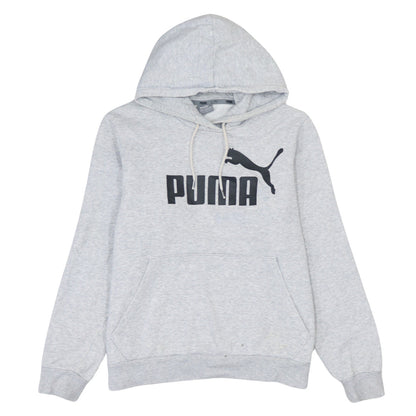 Puma Womens Grey Logo Pullover Hoodie Size 16 XL