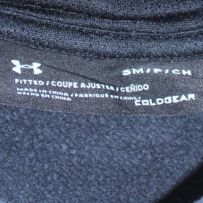 Under Armour Mens Blue Pullover Hoodie Small Athletic Fit Fleece