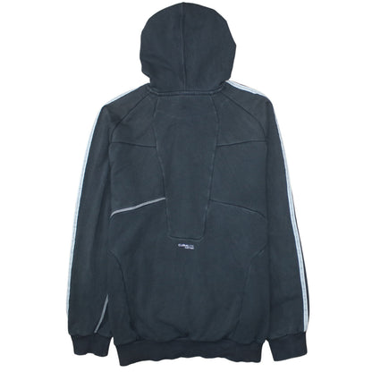 Adidas Men’s Black Pullover Hoodie Size M Sports Fleece Sweatshirt