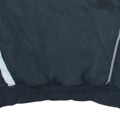 Adidas Men’s Black Pullover Hoodie Size M Sports Fleece Sweatshirt