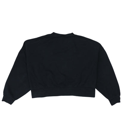 Nike Women Black XL Pullover Sweatshirt Crew Neck Logo Sportswear