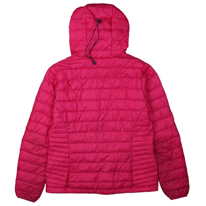 Patagonia Womens Pink Hooded Puffer Jacket Small - Lightweight Insulated