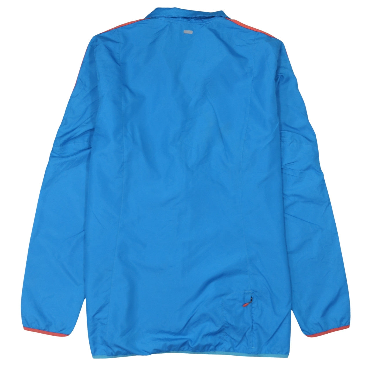 Adidas Women Blue XL Windbreaker Running Jacket ClimaProof Zip Lightweight