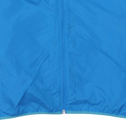 Adidas Women Blue XL Windbreaker Running Jacket ClimaProof Zip Lightweight