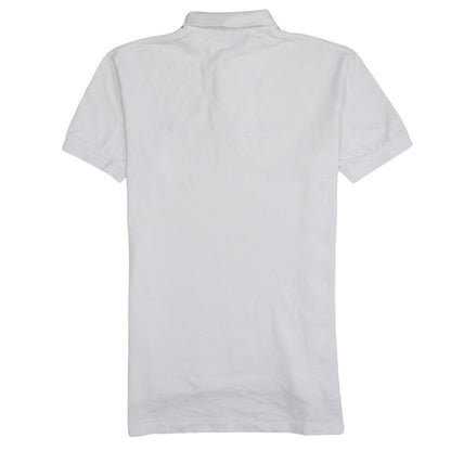Ralph Lauren Men's White Cotton Polo Shirt Size S Classic Fit