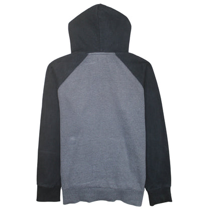 Superdry Men’s Grey & Black Pullover Hoodie 3XL Regular Fit