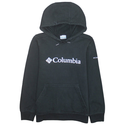 Columbia Men Black Pullover Hoodie Size S Fleece Outdoor
