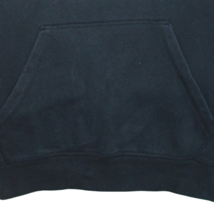 Adidas Men's Black Pullover Hoodie Size M Regular Fit Fleece Logo Sweatshirt