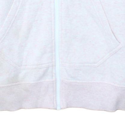 Adidas Womens Pink Full Zip Hoodie Size 10 Hooded Sweatshirt