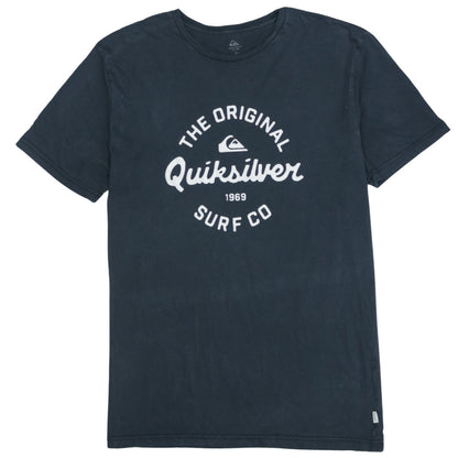 Quiksilver Men's Blue XL Surf Graphic Cotton T-Shirt