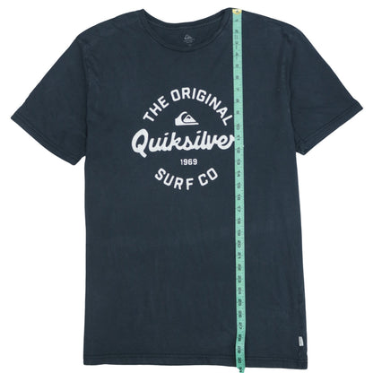 Quiksilver Men's Blue XL Surf Graphic Cotton T-Shirt
