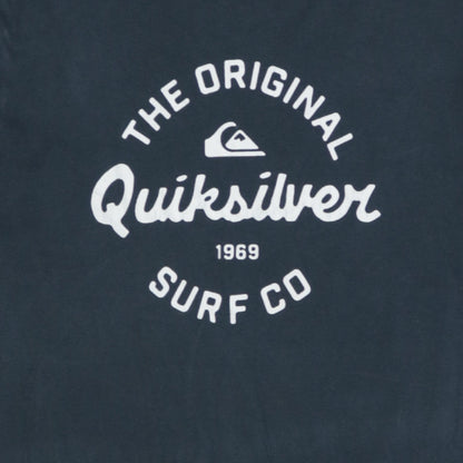 Quiksilver Men's Blue XL Surf Graphic Cotton T-Shirt