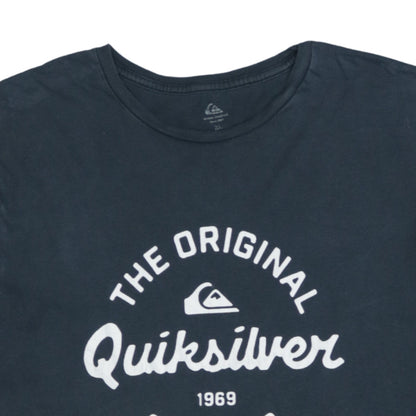 Quiksilver Men's Blue XL Surf Graphic Cotton T-Shirt
