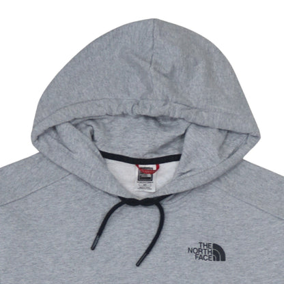 The North Face Womens Grey Pullover Hoodie Small Cotton Blend