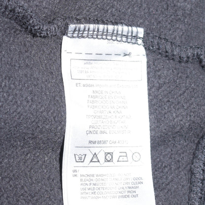 Adidas Originals Womens Grey Pullover Hoodie M Logo Graphic Print