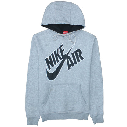 Nike Air Mens Grey Hoodie Medium Pullover Logo Sweatshirt