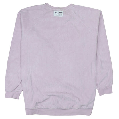 Puma Womens Lilac Crew Neck Pullover Sweatshirt Size 12
