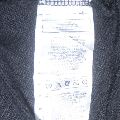 Adidas Men's Black XL Crew Neck Logo Pullover Sweatshirt
