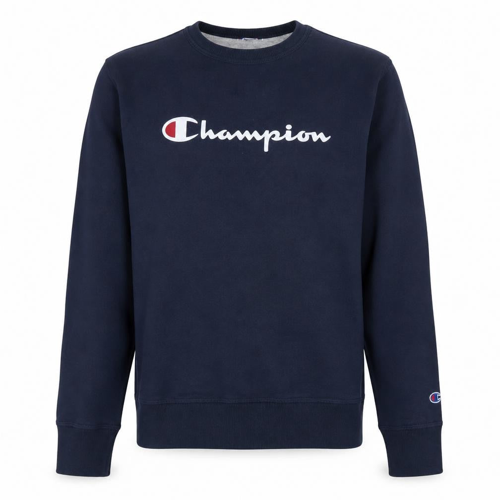 Champion Men's Blue Crew Neck Pullover Sweatshirt M
