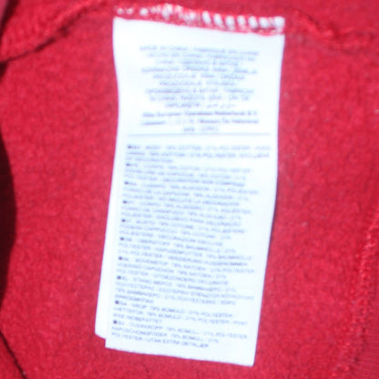 Nike Men's Red Pullover Hoodie Large Fleece Sportswear