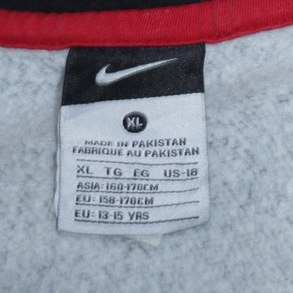 Nike Boys Grey Full Zip Hoodie XL 13-15 Years Sports Fleece Sweatshirt