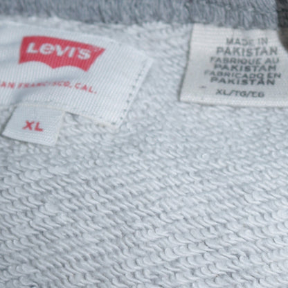 Levi's Men's Grey XL Pullover Logo Sweatshirt
