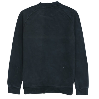 Adidas Men's Black Crew Neck Logo Sweatshirt Size S
