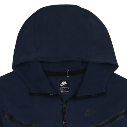 Nike Men's Blue Full Zip Hoodie Size S Lightweight Sportswear