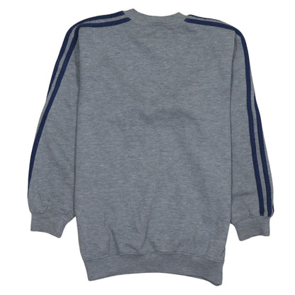 Adidas Teens Grey 164 Crew Neck Pullover Sweatshirt