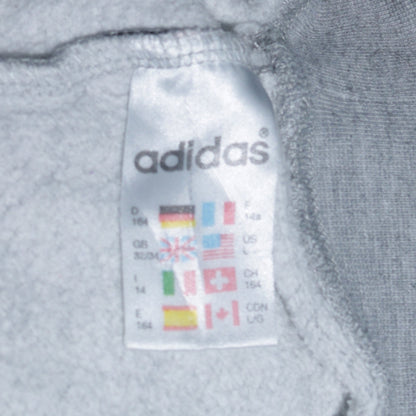 Adidas Teens Grey 164 Crew Neck Pullover Sweatshirt