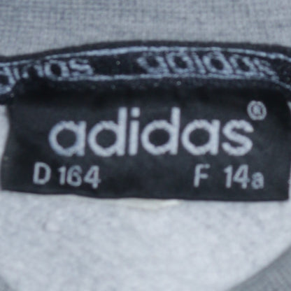 Adidas Teens Grey 164 Crew Neck Pullover Sweatshirt