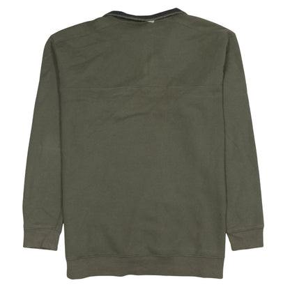 Columbia Mens Green 2XL 1/4 Zip Fleece Sweatshirt Outdoor Hiking