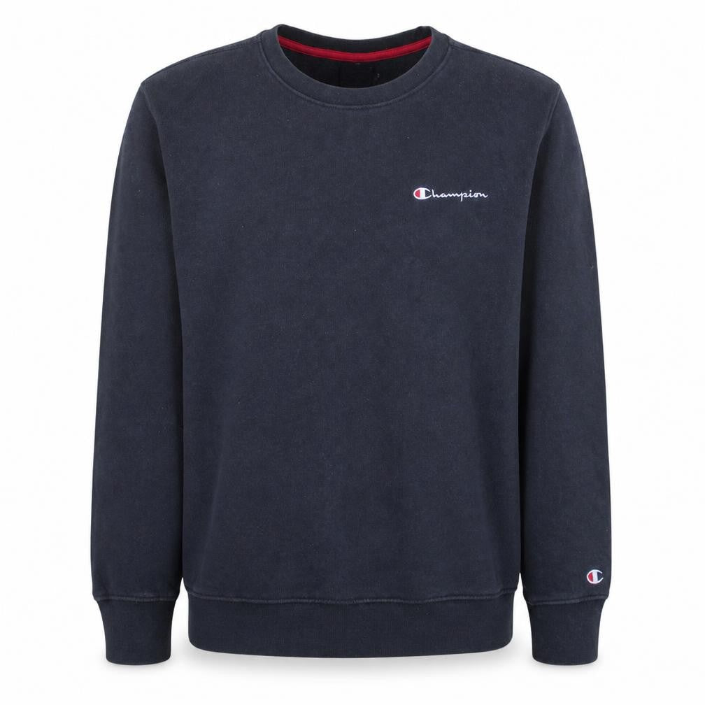 Champion Men's Black Small Crew Neck Pullover Sweatshirt
