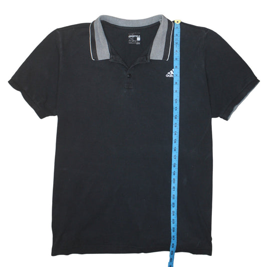 Adidas Men's Black 2XL Essentials Climalite Polo Shirt