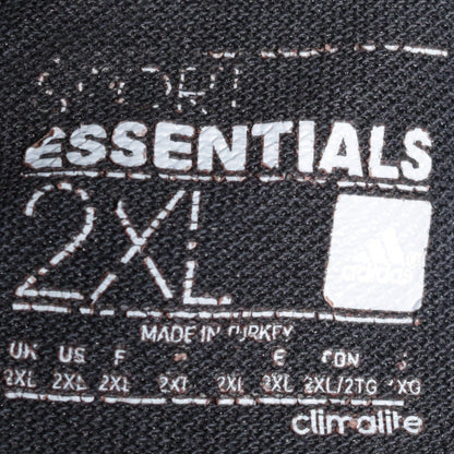 Adidas Men's Black 2XL Essentials Climalite Polo Shirt